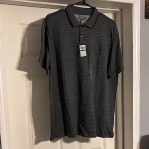 Van Heusen Black Polo Classic Short Sleeve